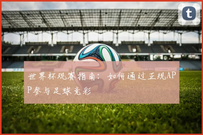 世界杯观赛指南:如何通过正规APP参与足球竞彩