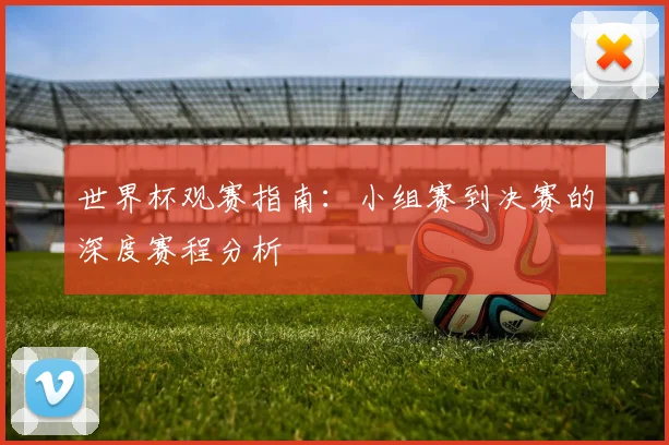 世界杯观赛指南：小组赛到决赛的深度赛程分析